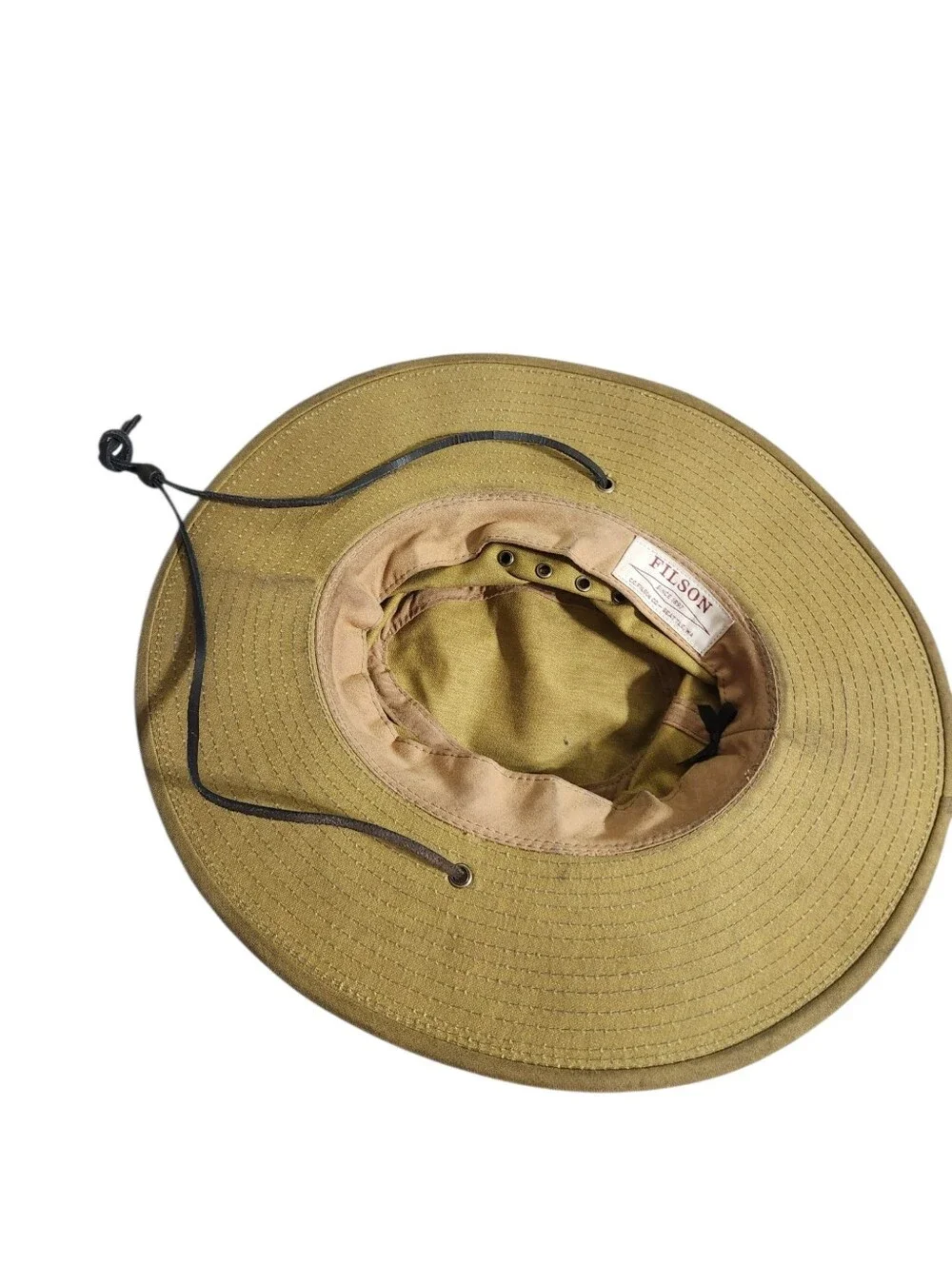 Filson Tin Bush Packer Hat Dark Tan Boonie Safari Outdoor Heritage Hiking